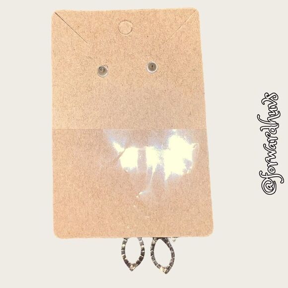 Bundle Sale 3 for $15 | Rose Gold Double Strand Dangle Earrings with Rhinestones - Picture 7 of 8